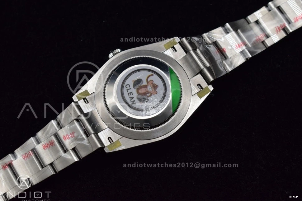 1:1 Dial Best 904L Perpetual 124300 41mm Steel Silver VR Clean Edition 935 Oyster SunProtective 0712